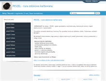 Tablet Screenshot of peszel.shoptrix.pl